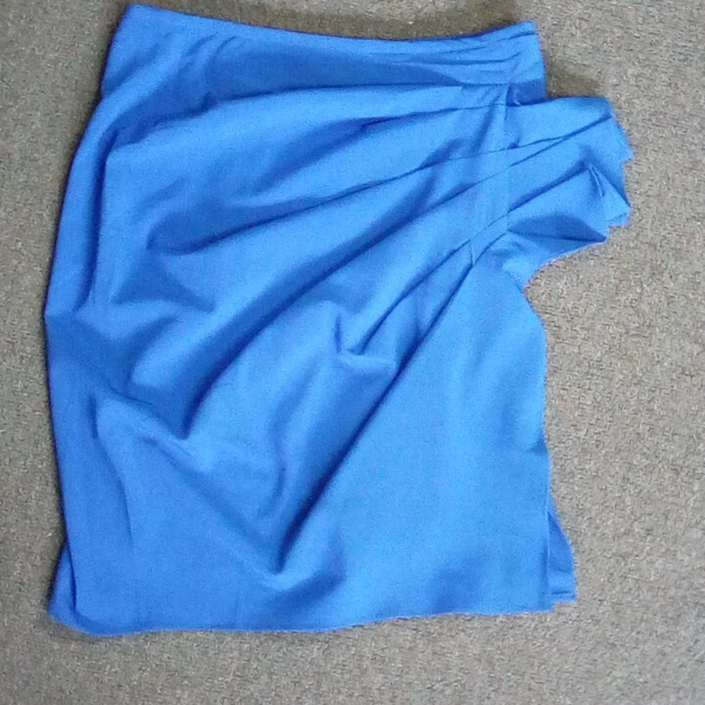 Sky blue skirt